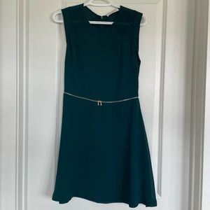 Sandro green mini dress - size 1